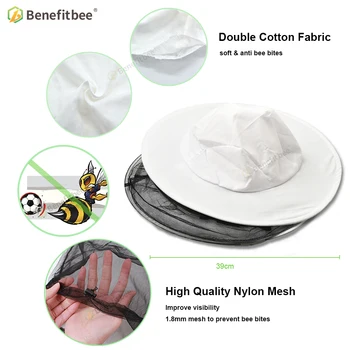 100% New Apiculture Bee Protective Hat For Beekeeper Sadoun.com