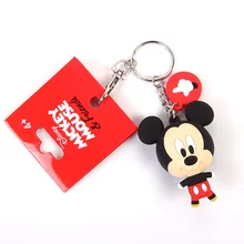 Фантазия мультфильм брелок Микки Маус креативный автомобильный брелок аксессуары Поп Мода Sleutelhanger кошелек аксессуары