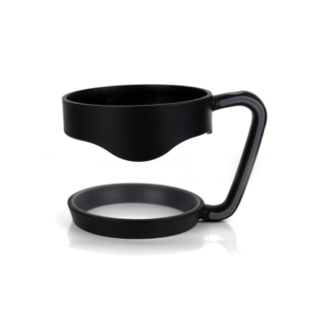 Высокое качество PP пластиковая ручка чашки для 30 унций стаканчик путешествия Кемпинг открытый автомобиль чашки-держатели для стаканчиков для YETI аксессуар - Цвет: black