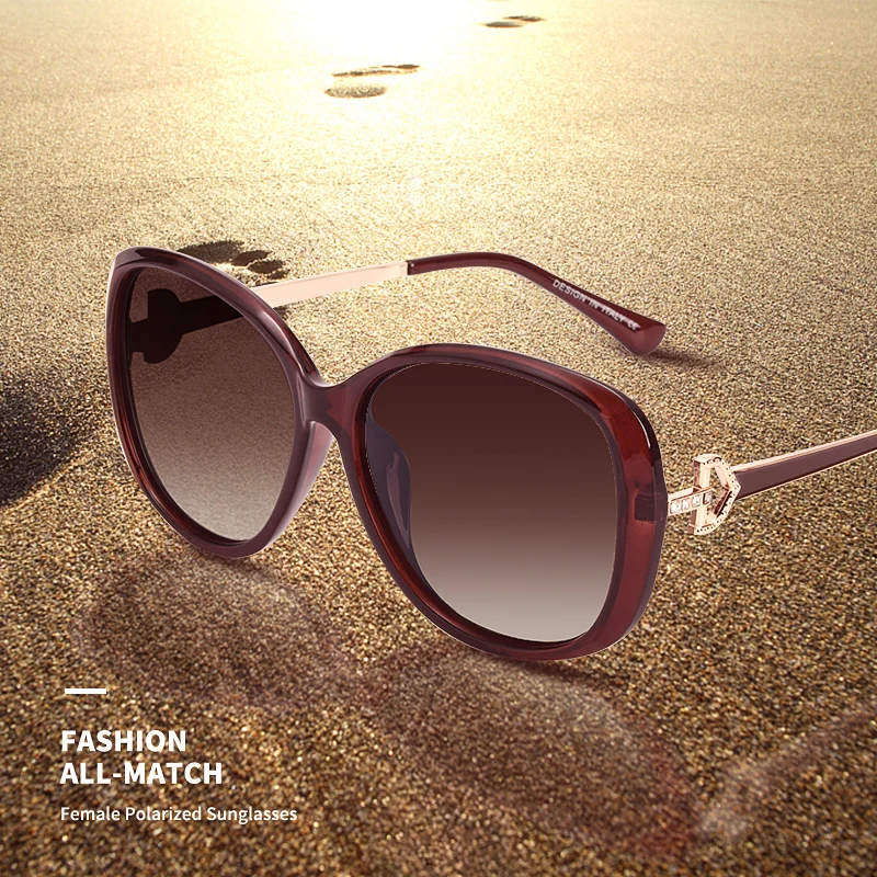 Kopen Aofly Brand Design Luxe Vrouwen Gepolariseerde Zonnebril 2020 Lady Zonnebril Vrouwelijke Strass Tempel Shades Eyewear UV400 A151