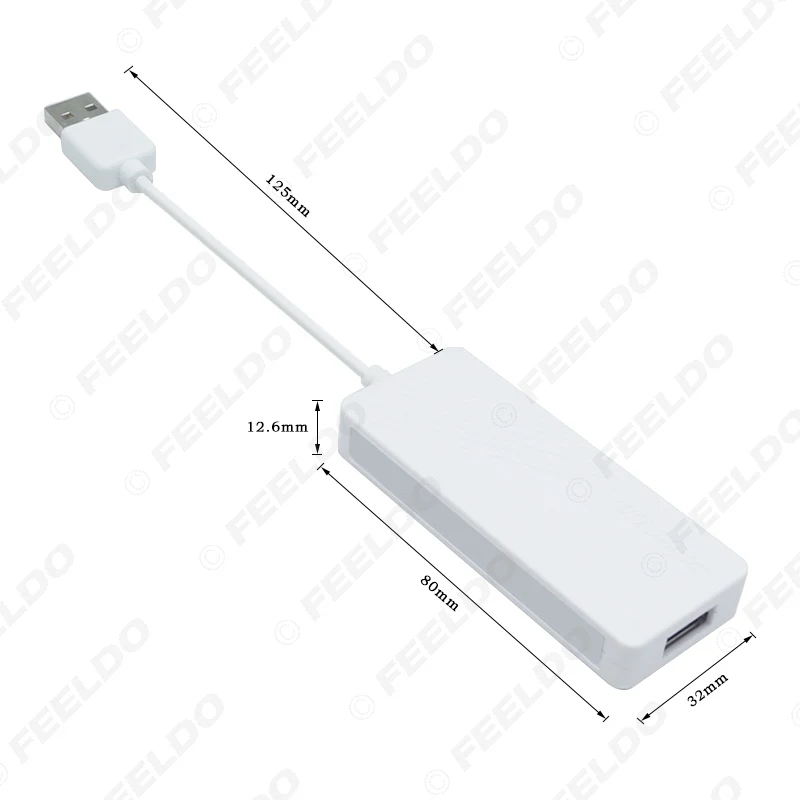 FEELDO NEW! USB ключ работает с Apple iOS CarPlay Android Auto для автомобиля системы головное