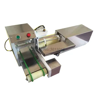 

Automatic kebab meat wear string machine, meat stringing machine, meat skewer string machine