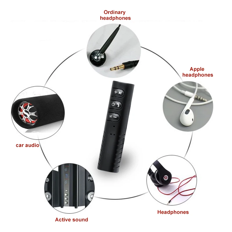 Bluetooth AUX аудио 3 5 мм разъем музыка 4 1 ресивер автомобильный комплект беспроводной