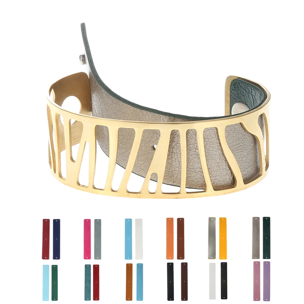 

Legenstar Bracelet Manchette For Women Parrot Pulseiras Stainless Steel Jewelry DIY Reversible Leather Strap for Christmas Gift