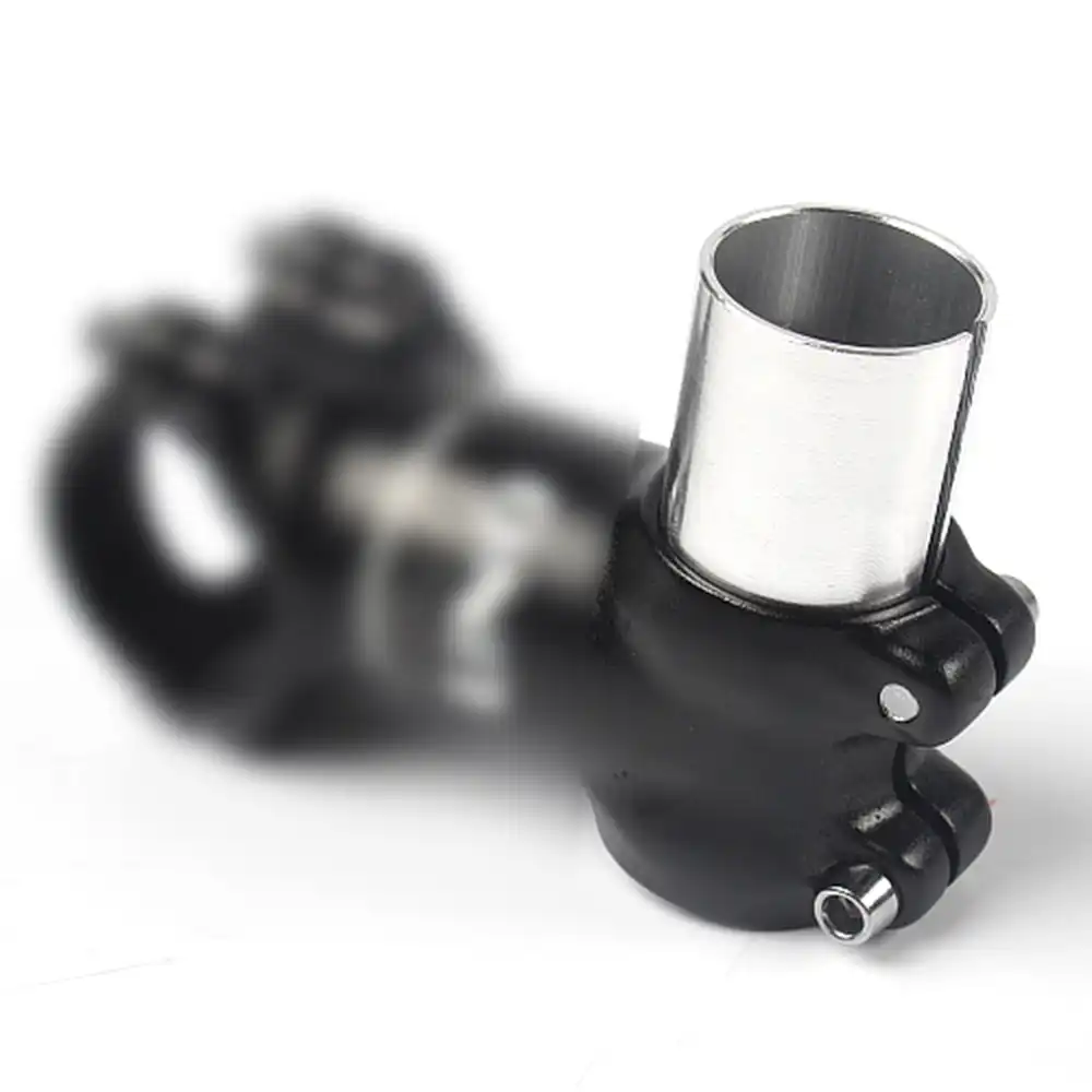 Steer Tube Adapter Headset Spacer 1-1//8/" to 1/" Alloy Threadless Stem Shim SILVER