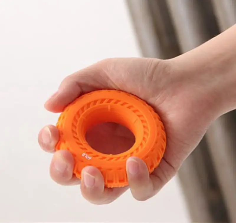 8cm Diameter Strength Hand Grip Ring Muscle Power Training Rubber Ring