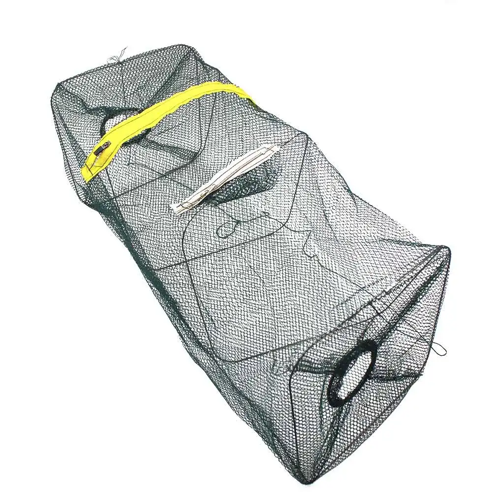 New Folding Fishing Net Catch Crab Shrimp Minnow Fishing Bait Trap Cast