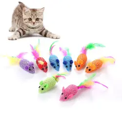 Лидер продаж игрушка кошка линии трубки Мышь перо хвост животного интерактивные игрушки ворсовая кошачья игрушка для осуществления