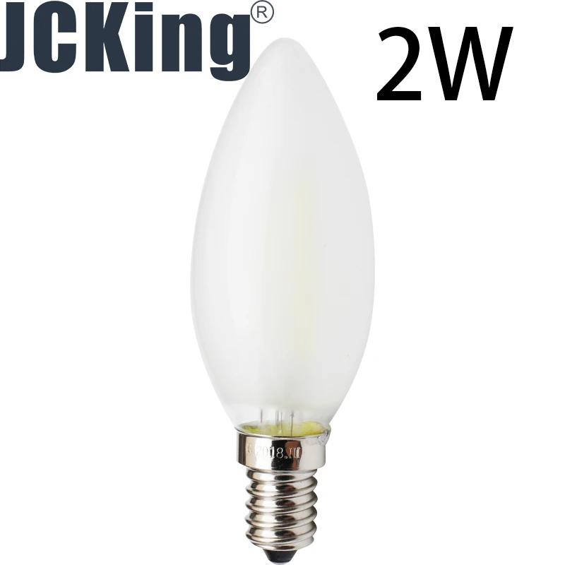 Jcking(комплект из 10 шт.) схема соединений для настройки 220V 2 W/4 W/6 W E14 затемнения светодиодный лампы накаливания светодиодный матовый Свеча светильник лампочка, SES Свеча светильник лампочка