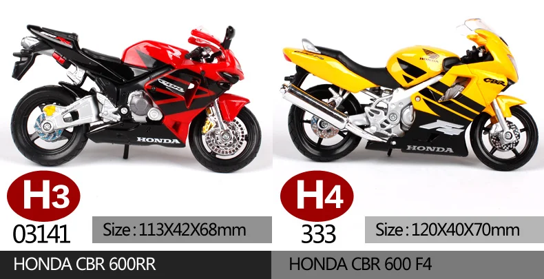 MAISTO 1:18 Honda VFR 1200F Мотоцикл Велосипед литья под давлением модель игрушки в коробке 10114