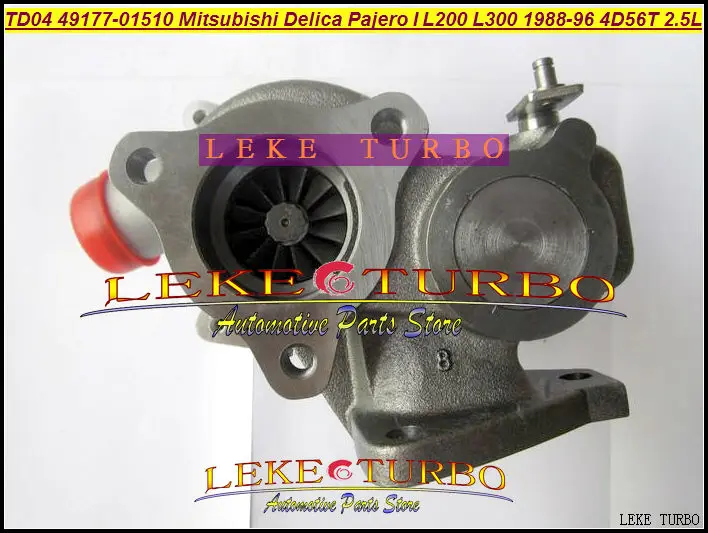 TD04 49177 01510 турбокомпрессор с масляным охлаждением для Mitsubishi SHOGUN Delica Pajero L200 L300 1988 96