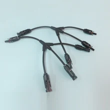 Hot Sale 1Pairs x MC4 Connector Y type 3 in 1 male and female solar cable connect