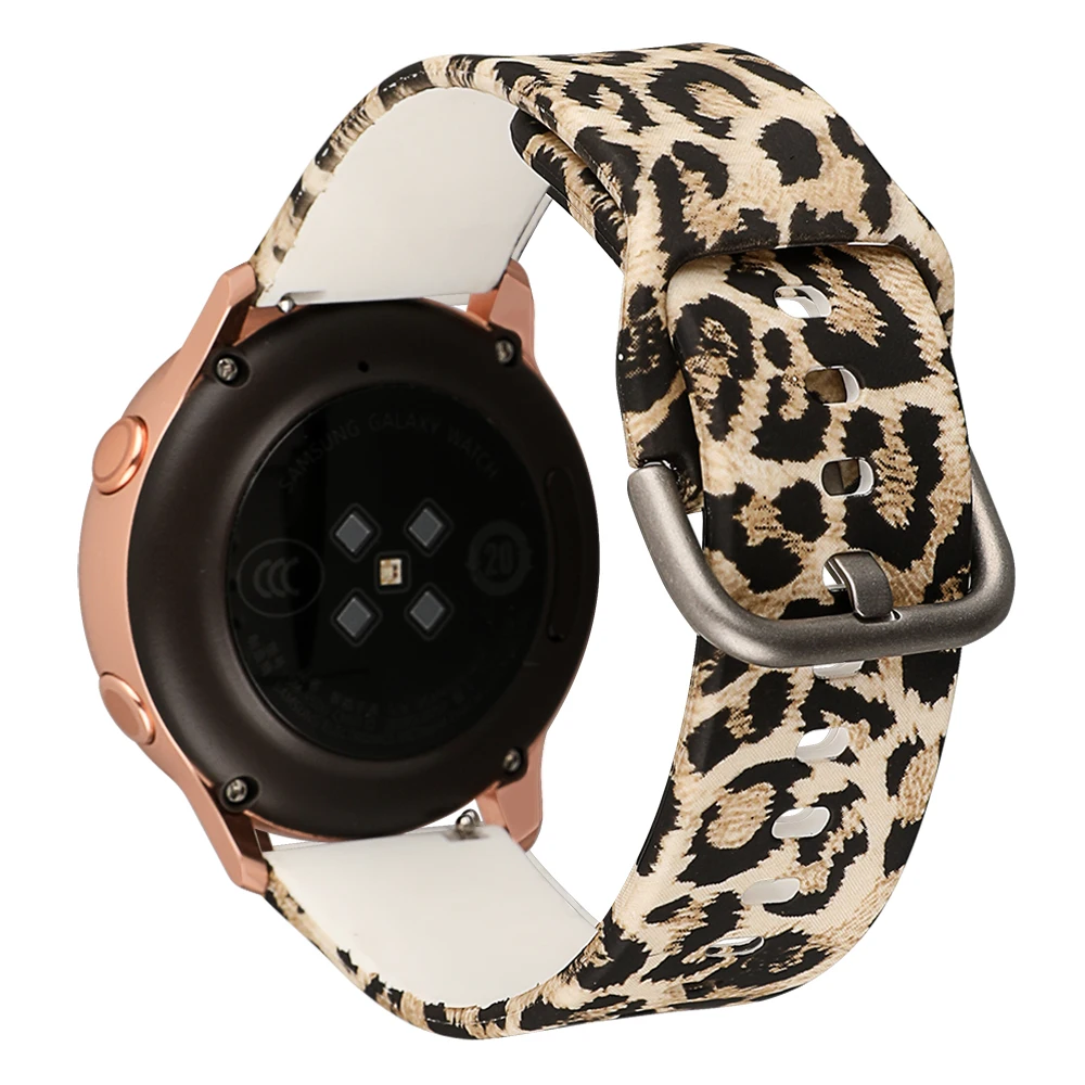 Smartwatch Silicone Bands Leopard Print Cheetah Watch 