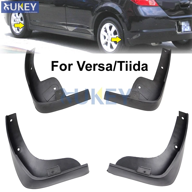 Брызговики для Nissan Tiida Versa C11 2007 2011 Hatch 2012 хэтчбек Latio брызговики крыло брызговиков