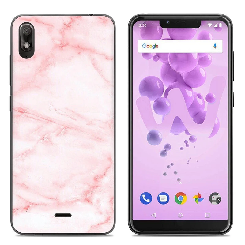 Чехол для Wiko View 2 go чехол s силиконовый мягкий из ТПУ с цветком милым единорогом
