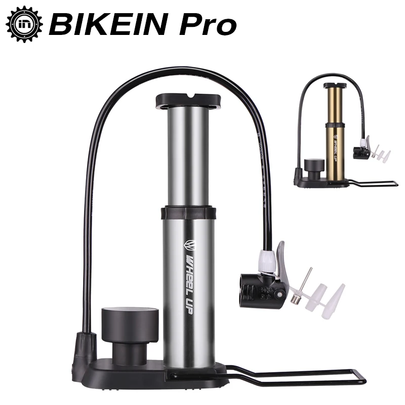 BIKEIN Portable Ultralight Mountain Bike Pump Hose With Pressure Gauge