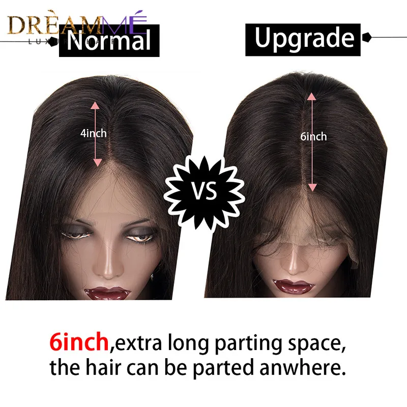 13x6 человеческие волосы на кружеве парики для женщин Remy перуанские глубокие вьющиеся парики на сетке с детскими волосами отбеленные узлы предварительно сорванные Dream Me