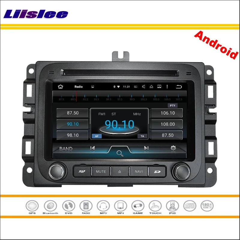 Excellent Liislee Car Android Multimedia For Dodge RAM 1500 2014~2016 Stereo Radio Video CD DVD Player GPS Map Nav Navi Navigation System 2