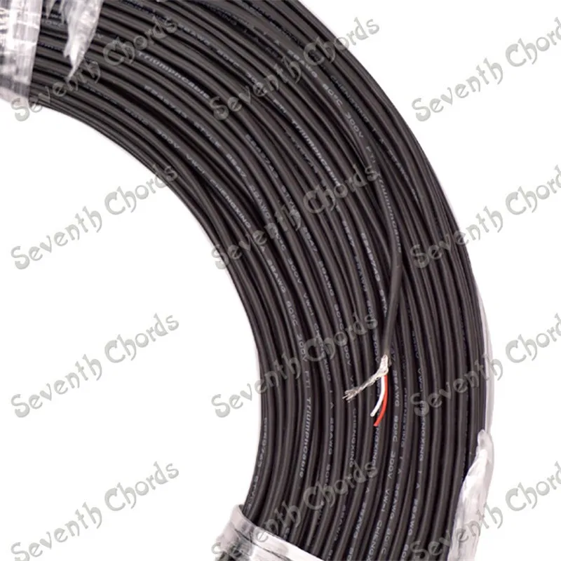 

5 Meter Electric Bass Guitar Pot Pickup Switche Hookup 2 Core Shielded Cable 2 Core and Earth Wire guitar accessories