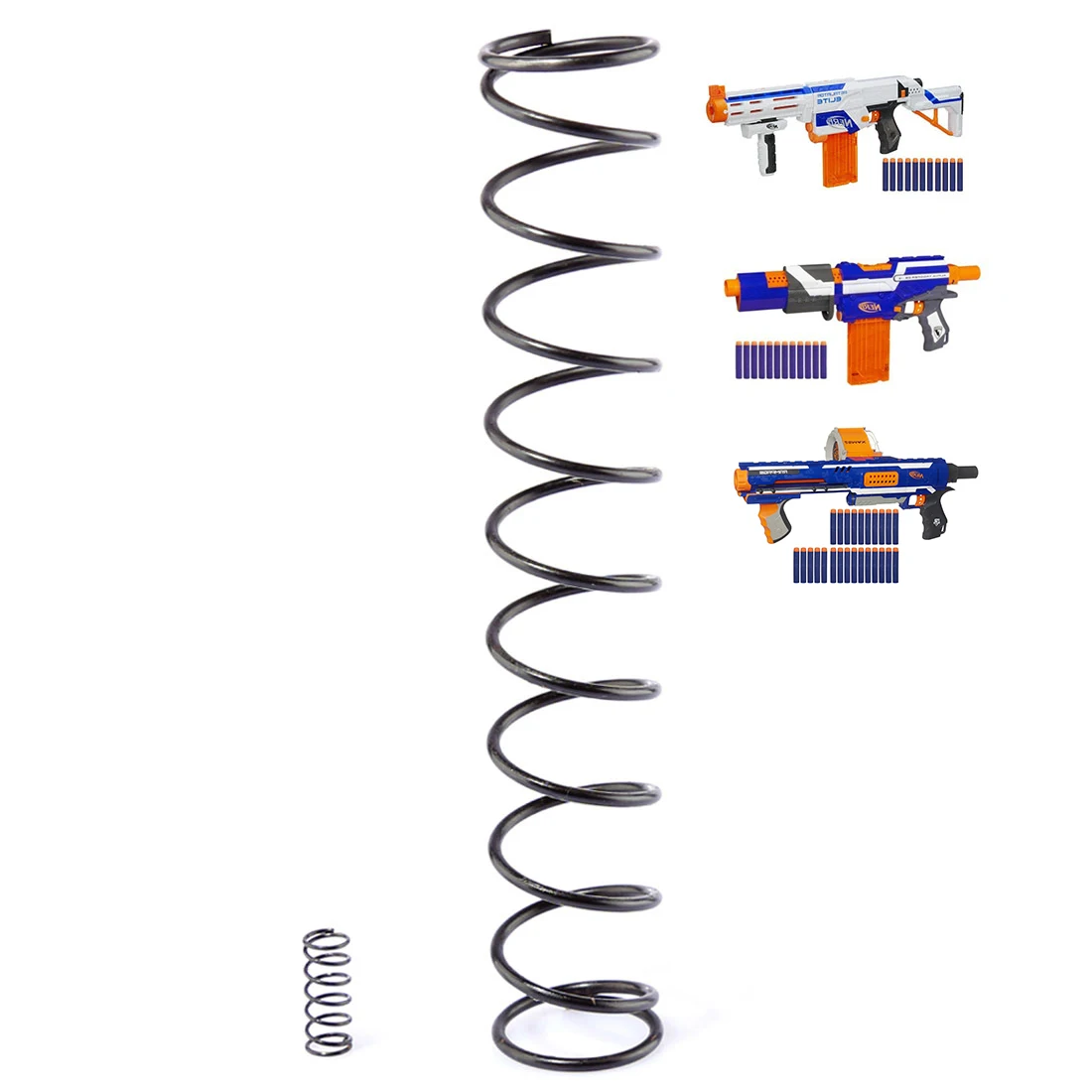 

Suriwsh 7.8KG Modified Steel Spring for Nerf Retaliator / for Nerf Alpha Trooper / for Nerf Rampage Blaster - Black