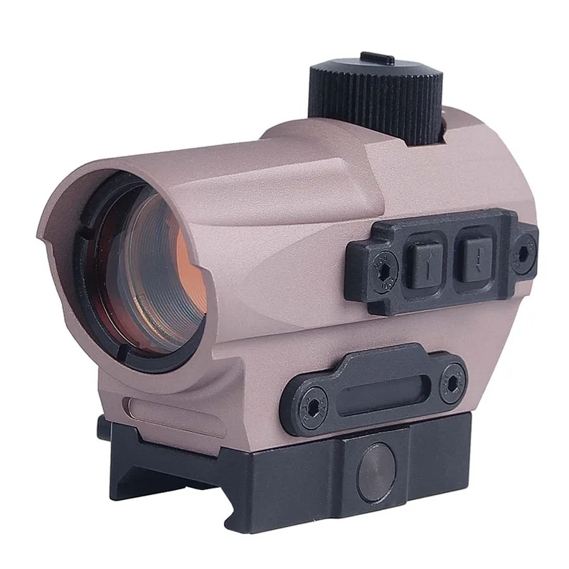 Tactical 1.5 MOA QD Red Dot Sight with Riser Mount 10 Brightness Settings fit Picatinny Rail for Hunting Airsoft (25)