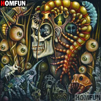 

HOMFUN Full Square/Round Drill 5D DIY Diamond Painting "Cartoon skull" 3D Embroidery Cross Stitch 5D Home Decor Gift A17253