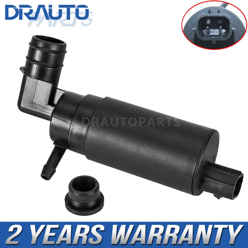 

Front Rear Windscreen Washer Pump For MG ZR ZS, Rover 25 2001-2005 3, 5 Door w/ Grommet