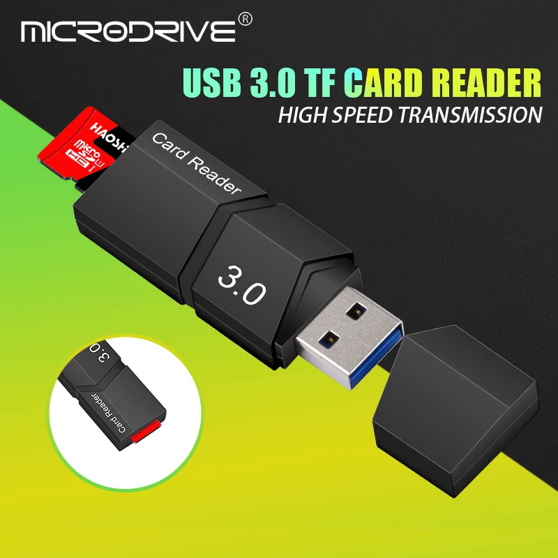 Microdrive кард-ридер usb 3,0 Micro sd/tf кард-ридер высокоскоростной Смарт usb 3,0 кард-ридер Micro sd карта памяти