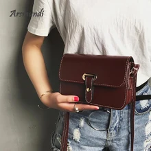 Arsmundi Female Bag 2019 New Fashion Women Shoulder Bag Hit Color Retro Belt Buckle Handbag Lock Simple Flap Messenger Bag. Arsmundi Female Bag 2019 New Fashion Women Shoulder Bag Hit Color Retro Belt Buckle Handbag Lock Simple Flap Messenger Bag.