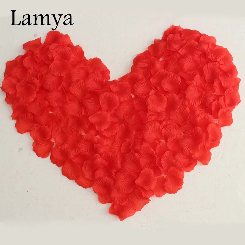 

36 Colors 1000pcs/Set Artificial Flowers Silk Wedding Rose Petals Party Accessories