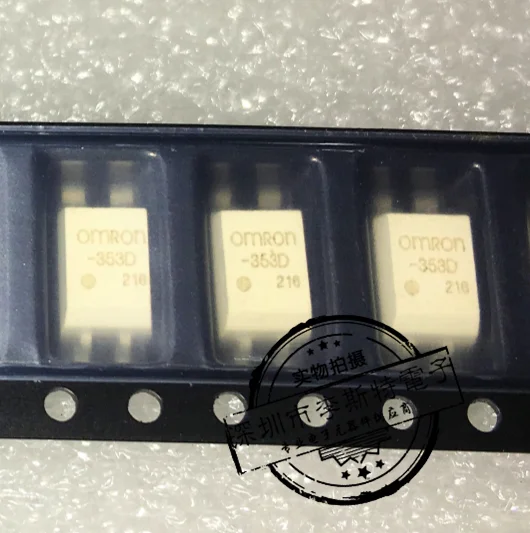 Enviar livre 50 шт. G3VM 353D OMRON SMD optoacoplador SOP 4 marca original novo|Реле| |