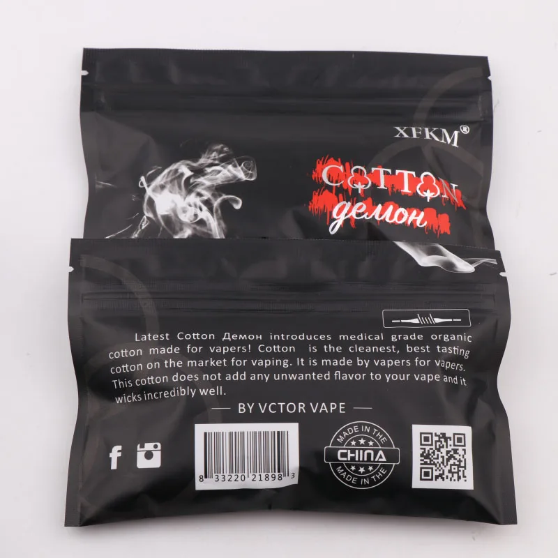 Новый XFKM Devil v2 1 пакет/2 мешка RDA хлопок для электронной сигареты RBA Сделай Сам