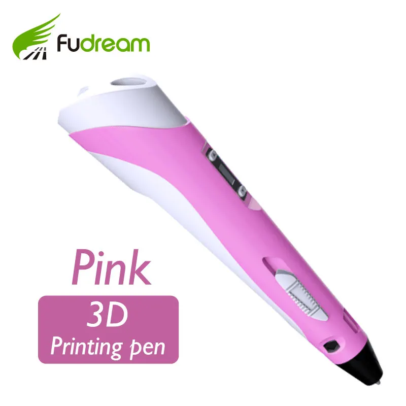 Ручка для рисования Fudream 3d с ЖК экраном и 6 цветов Бесплатная заправка ручка