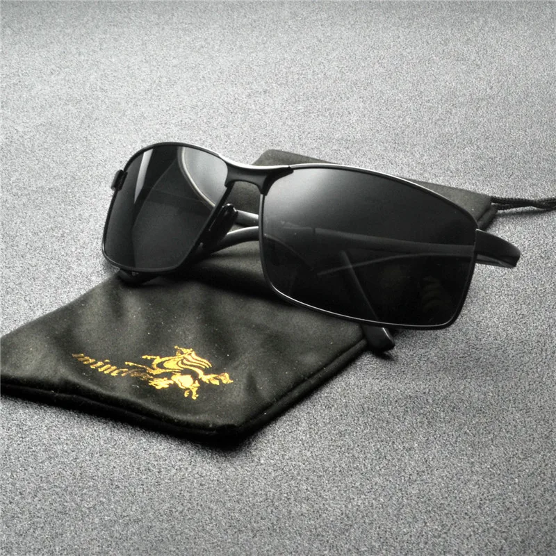 

MINCL 2019 New HD Polarized Sunglasses Mens Brand Design Male Sun glass Top Quality Vintage UV400 Men Square Driving Goggles NX