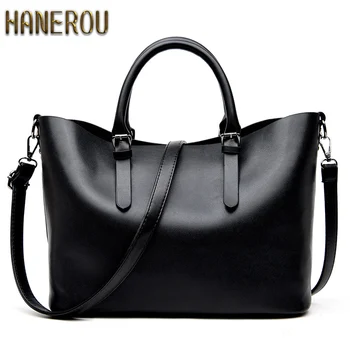 

Bolso Mujer Negro 2019 Fashion Hobos Women Bag Ladies Brand Leather Handbags Spring Casual Tote Bag Big Shoulder Bags For Woman