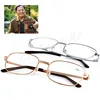 Fashion Metal Anti-fatigue Reading Glasses +1.0 1.5 2.0 2.5 3.0 3.5 4.0 Diopter ► Photo 2/6