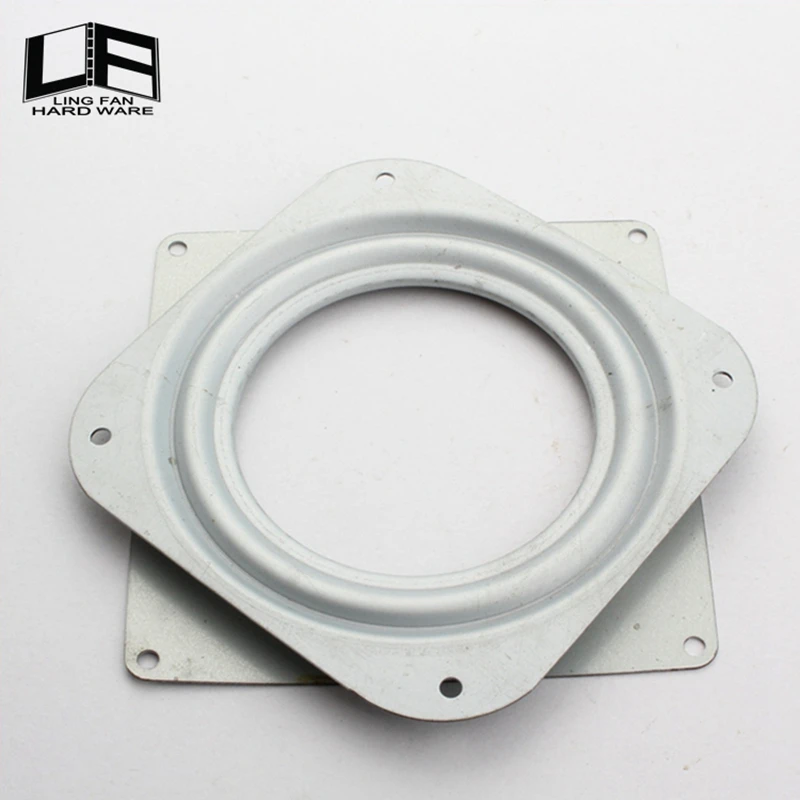 2018 factory sell 4.5 inch galvanized sheet ball bearing swivel plate