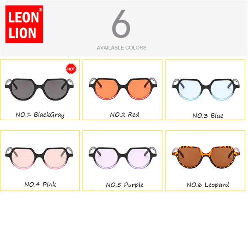 LeonLion, пластиковые солнцезащитные очки, женские очки с океанскими линзами, женские роскошные винтажные очки, винтажные очки Oculos De Sol Feminino UV400