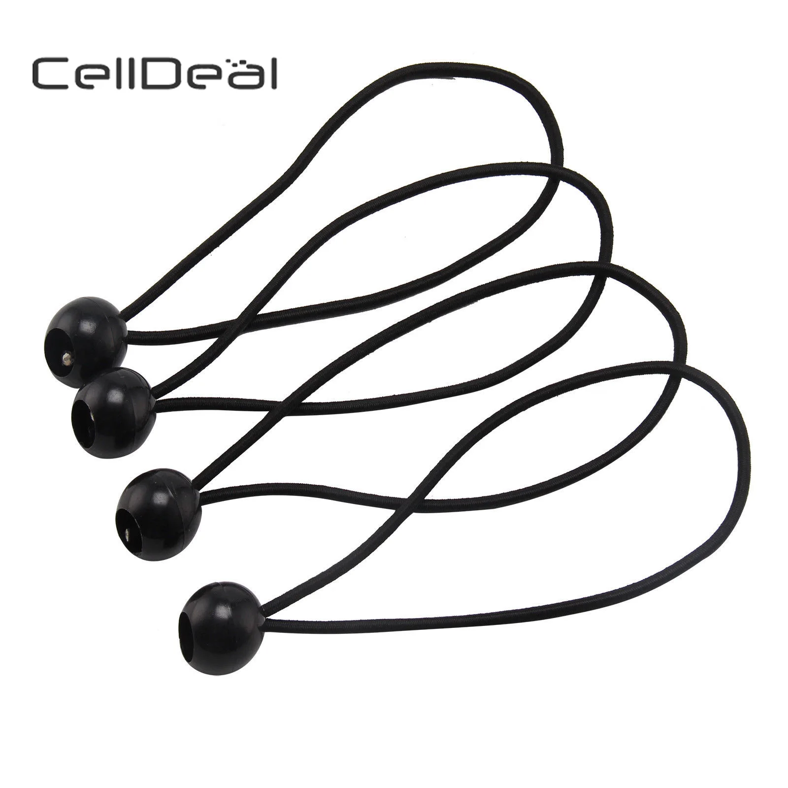 

4Pcs Ball Flag Bungee Ties To Attach Flags & Windsocks To Poles Flag Pole Clips Curtain Tie Backs Curtains Accessoires Tieback