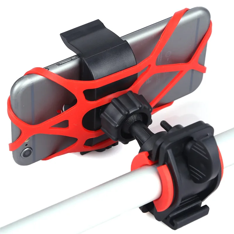  Telefon Halter Motorrad Lenker Halterung Telefon Halter Mit Silikon Unterstützung Band Für Iphone S