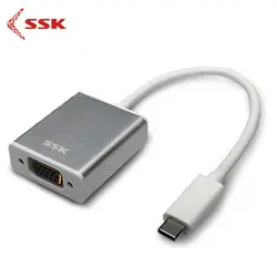 SSK SHU-C015 type-C к VGA адаптер конвертер адаптер 1080P цифровое подключение к ТВ проектор к видео для ПК для ноутбука для планшета