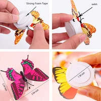 10pcs lot Colorful Changing Butterfly LED Night Light Lamp Butterfly LED Wall Stickers Home Room Party