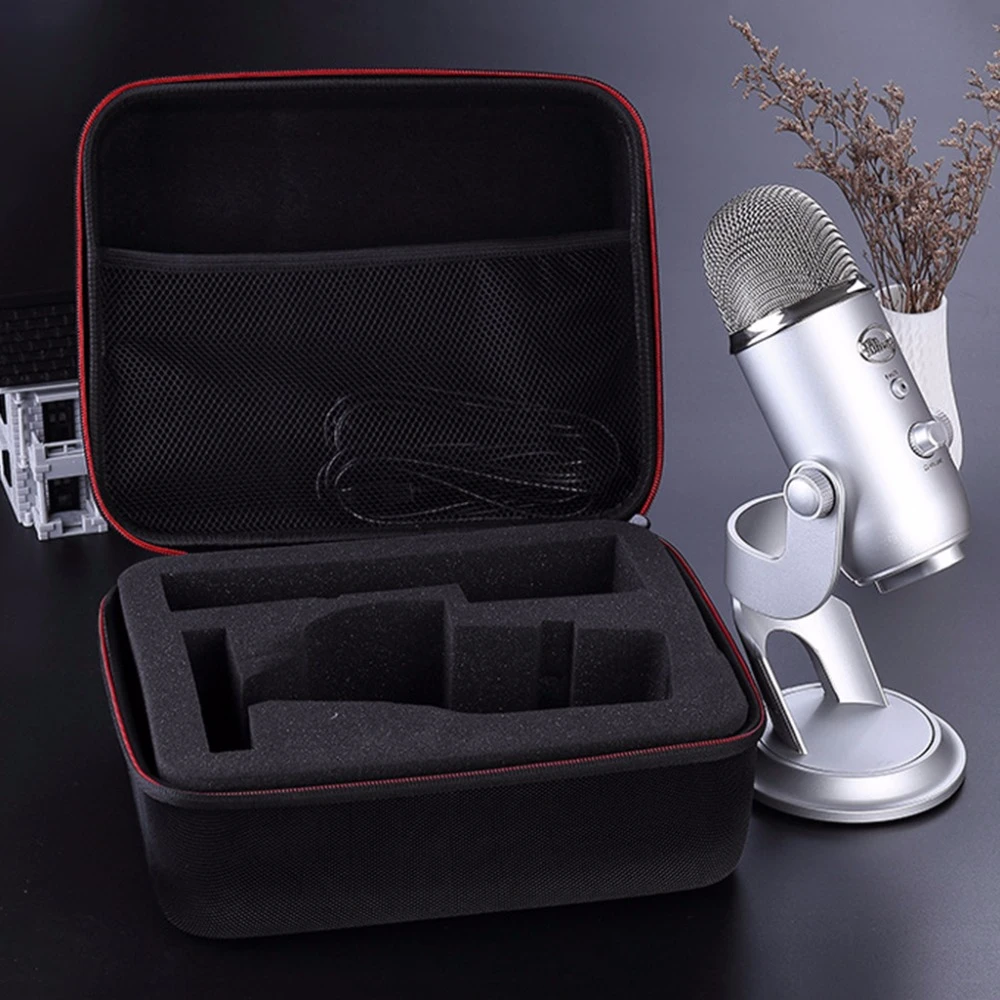 New Portable Eva Hard Case Bag For Blue Yeti Pro Usb Microphone Yeti Pro Storage Shockproof Waterproof Carrying Case Bags Microphone Accessories Aliexpress