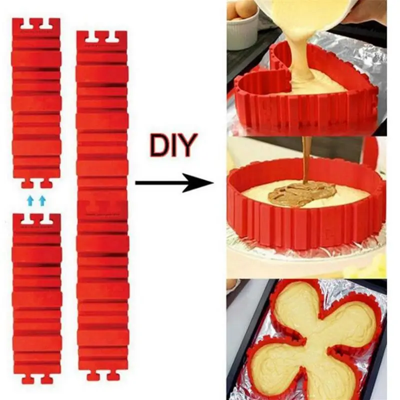 Silicone Cake Mold Diy Snake Cake Mold 4pcs/set Kitchen Accessories 5