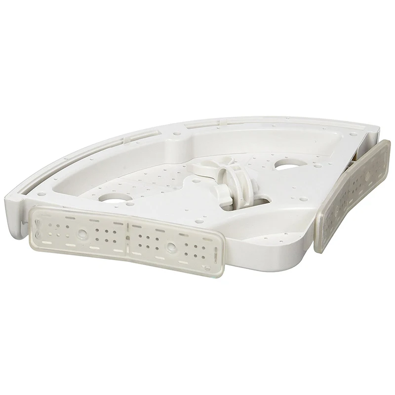 الحمام الجرف Qrganizer اقتناص رف زاوية العلبة الحمام البلاستيك رف زاوية دش تخزين حامل حائط الشامبو حامل