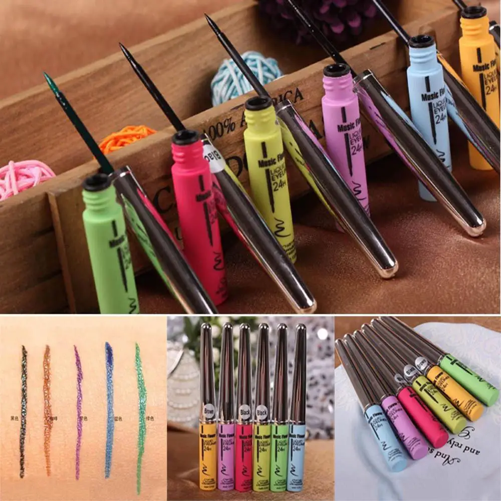 

Sexy Colorful Eyeliner Waterproof Liquid Beauty Make Up Eye Liner Pencil Pen