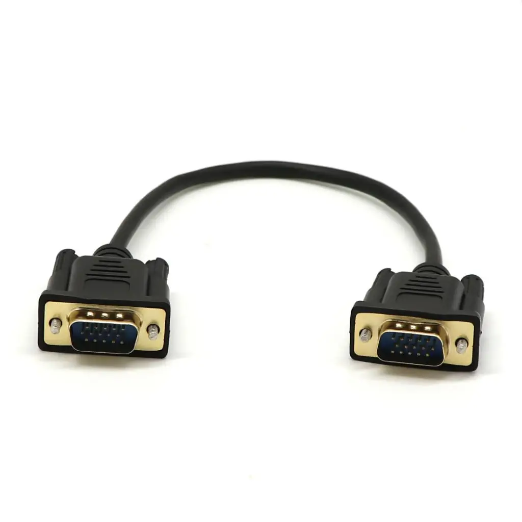 Postta VGA to VGA Cable HD15 Male to Male Monitor Cable with Ferrites 15 Feet 
