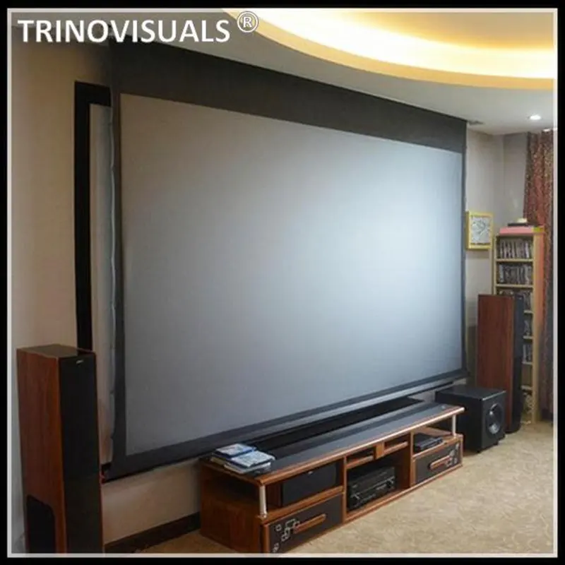 

T1ALR-H,16:9 Black Crystal Ambient Light Rejecting Screen/ Tab-Tension Electric Projection Screens for Standard Projector