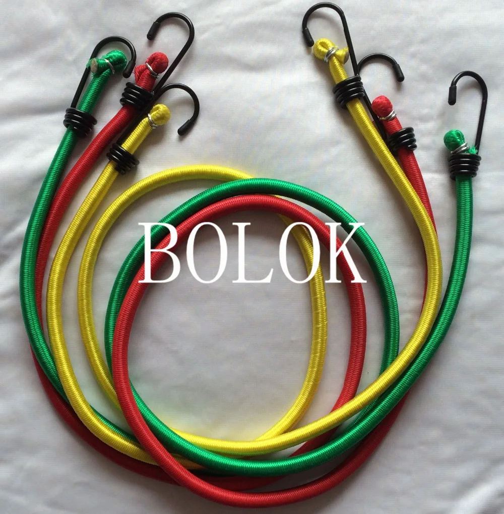 3PCS/Lot 8mm *120cm length bicycle elastic cords bungee elastic Rope