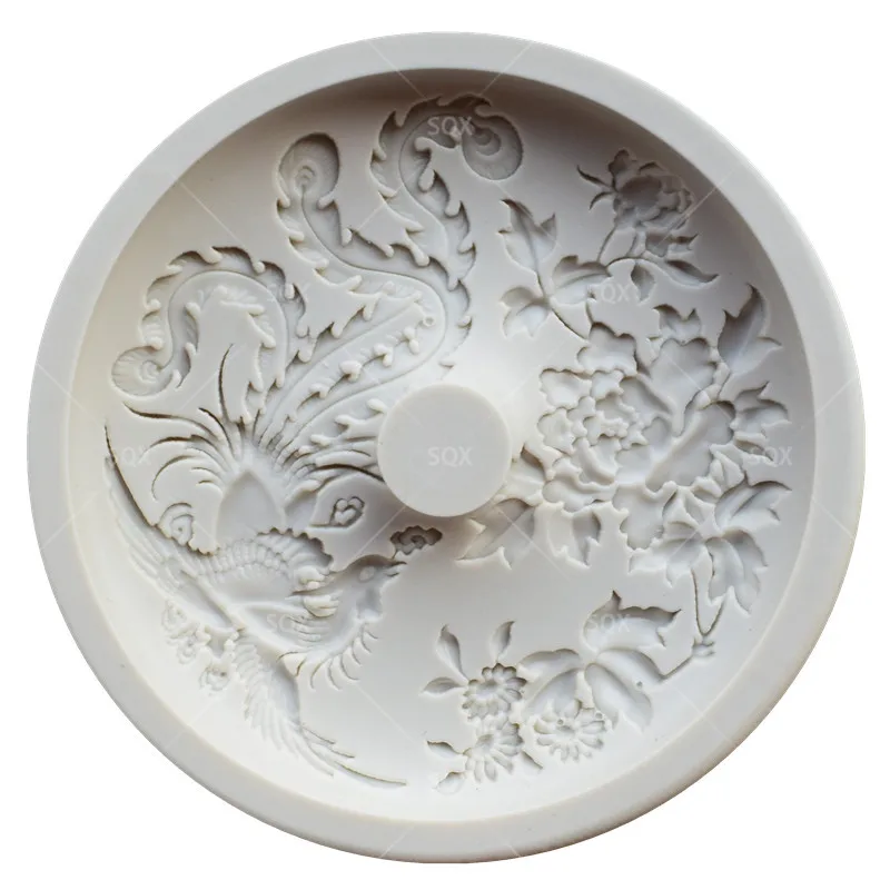 

3D Phoenix Donuts Shape Fondant Cake Baking Molds,Moule Silicone,Cake Decorating Tools Pastry Tools MR66